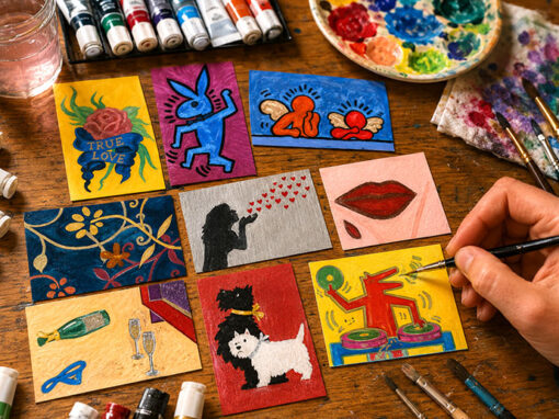 Kräftige Farben, klare Spuren: Malen mit Acryl Kräftige Farben, klare Spuren: Malen mit Acryl