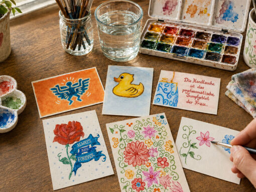 Einfache Aquarellideen für kleine Formate Einfache Aquarellideen für kleine Formate